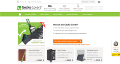 Desktop Screenshot of geckocovers.de